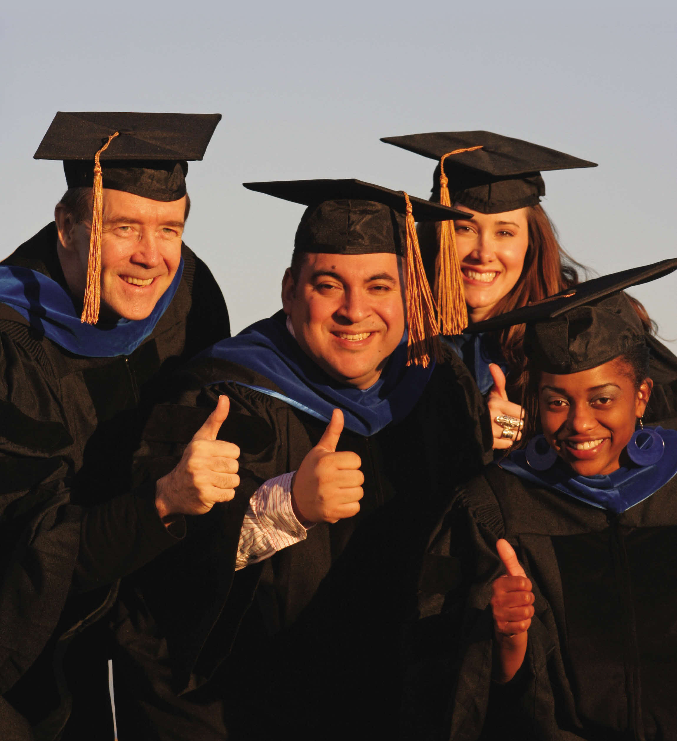 Fielding graduates at commencement
